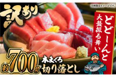 【訳あり】 本マグロ 切り落とし （約700g） 長崎県/長崎県漁業協同組合連合会 [42ZZAC003] マグロ トロ 赤身 刺身 まぐろ 鮪 養殖 柵 中とろ 海鮮丼 魚 海鮮 海産物 