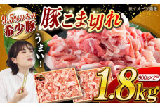 【使い勝手◎】大西海SPF豚 こま切れ 計約1.8kg（900g×2パック）長崎県/長崎県農協直販 [42ZZAA052]
