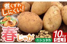 【申込は4/30まで】＜2025年5月上旬〜発送＞長崎県産 春作じゃがいも ニシユタカ 10kg 長崎県/オースタイルファーム株式会社 [42ALAD003] じゃがいも ポテト 長崎 雲仙  じゃがいも ポテト 長崎 雲仙 ジャガイモ 馬鈴薯 じゃが芋 春じゃが 野菜 産地直送 旬 いも 芋 にしゆたか サイズ混合