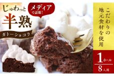 【スピード発送】半熟 ガトーショコラ 1ホール(18cm・8人用カット済み) 長崎県/心優-CotoyuSweets- [42AFAE005] ケーキ ガトーショコラ チョコ けーき スイーツ お菓子 洋菓子 チョコレート 濃厚  贈答  