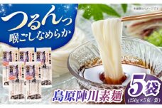 島原陣川素麺 250g×5束入り　5個セット　長崎県/うらかわ酒店 [42AACH008]