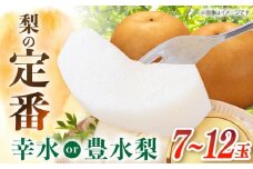 ＜8月発送＞長崎県産 幸水または豊水梨5kg(7～12玉) 長崎県/長崎果匠 [42AABK014] なし フルーツ くだもの 季節 旬