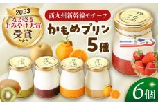 かもめプリン5種6個セット　長崎県/有限会社シュシュ [42AEAA013]