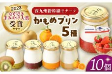 かもめプリン5種10個セット　長崎県/有限会社シュシュ [42AEAA015]