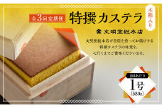 【全3回定期便】特撰カステラ 1号 かすてら デザート スイーツ 長崎名物 お菓子
