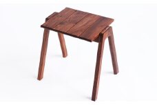 【グッドデザイン2019受賞】MINAZUKI STOOL（スタッキングスツール） ウォルナット（2脚） 家具 イス チェア