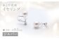 あこや真珠 (約8.5mm珠) イヤリング シルバー