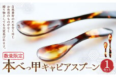 【7営業日以内発送】【限定2】本べっ甲キャビアスプーンセット スプーン プレゼント ギフト 贈り物