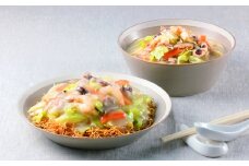 【全3回定期便】具材付き！長崎ちゃんぽん・皿うどん揚麺 各2人前 チャンポン ちゃんぽん うどん 皿うどん 具材付き 具付き 麺類 麺 揚麺 小分け 詰め合わせ セット 冷凍 長崎 みろく屋 定期便 長崎ちゃんぽん