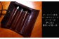 高級姫路レザー ロールペンケース ブラウン ビジネス 小物 文房具 文具
