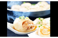フライパンで焼くだけ 長崎焼小籠包 3種 詰合せ 蓮華2個付 ／ 中華 中華料理 点心 惣菜 おかず 中華セット 中華惣菜 ショウロンポウ 簡単調理 豚 海老 鶏 牛 帆立 長崎県 長崎市