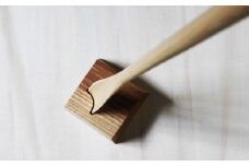 立ったまま使える 無垢材 靴べら ( 自立スタンド付き ) 70cm