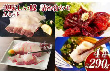 【7営業日以内発送】美味しい鯨 4種 詰め合わせ Aセット(小切れ170g・ベーコンスライス40g・すえひろスライス40g・さえずりスライス40g) くじら クジラ 刺身 ユッケ 長崎