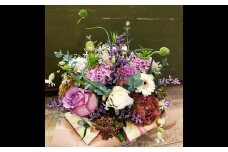 【全12回定期便】 おまかせフラワーアレンジメント 【M】 長崎県産 お花 花 ギフト