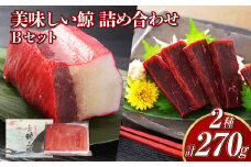 【7営業日以内発送】美味しい鯨 2種 詰め合わせ Bセット (胸肉170g ベーコンブロック100g) ／ 鯨 クジラ くじら 肉 お肉 鯨肉 くじら料理 イワシ鯨 ミンク鯨 長崎