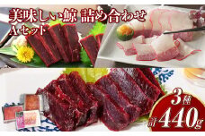 【7営業日以内発送】美味しい鯨 3種 詰め合わせ Aセット ( 胸肉170g 背肉230g ベーコンスライス40g ) ／ 鯨 くじら クジラ 鯨刺身 鯨肉 鯨文化 くじら文化 イワシ鯨 ミンク鯨 長崎県 長崎市