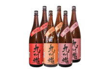 九州魂焼酎のみくらべ 1800ml×6本 麦・赤芋・紫芋 各2本 ／ 酒 お酒 アルコール 芋焼酎 麦焼酎 飲み比べ セット