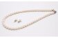あこや真珠 (7.5－8mm珠) ネックレス & ピアス セット