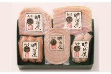 【全3回定期便】ドイツメダル受賞セット 長崎明治屋ハム  ／ 5種 ハム ソーセージ ロースハム ソーセージ フランクフルター 白いソーセージ 詰合せ セット