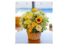 【全12回定期便】 御供用 おまかせ フラワーアレンジメント 大輪菊3本以上 小菊3本以上 白菊 小菊 お花 花 お供え お盆 法事 四十九日 仏花 仏事 長崎