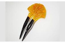 【7営業日以内発送】【本べっ甲】かんざし ／ アクセサリー ヘアアクセサリー 簪 鼈甲 べっ甲 扇型 長崎県 長崎市