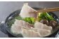 九絵 (クエ) の鍋セット (2～3人前) ／ 総重量2,084g 鍋だし汁 切り身 赤おろし 薬味ねぎ