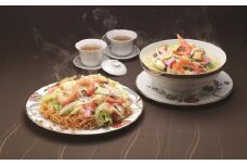 【全3回定期便】長崎ちゃんぽん・皿うどん揚麺 各8人前 ／ ちゃんぽん チャンポン 皿うどん 麺類 みろくや 長崎県 長崎市 長崎ちゃんぽん
