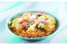 【7営業日以内発送】【贈答用】【具材付き】長崎 皿うどん 6人前 ／ 麺 麺類 冷凍 揚麺 あんかけ 惣菜 みろくや 長崎県 長崎市