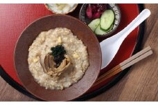 【全6回定期便】漢方薬局のこだわりレトルト粥レギュラー3種セット ／6個×6回 合計36個 粥 おかゆ 保存食 長期保存 手軽 防災食 長崎県 長崎市