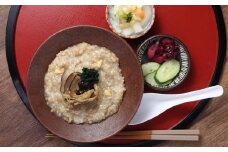 【全3回定期便】レトルトきのこ粥セット ／  220g×5個 合計15袋 茸 粥 おかゆ レトルト粥 保存食 長期保存 手軽 長崎県 長崎市