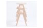 【素地仕上げ】MINAZUKI STOOL (スタッキングスツール) ヒノキ (2脚) ／ 家具 インテリア スツール