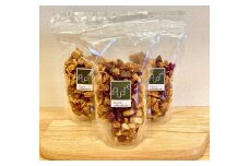 【全6回定期便】スコーングラノーラ 3袋セット ／合計約450g スコーン グラノーラ アソート 朝食 トッピング アイス ヨーグルト おやつ セット 長崎県 長崎市