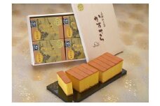 【全3回定期便】 【木箱入り/カットあり】長崎和三盆かすてら 0.5号×4本 ／ カステラ かすてら 和三盆 ざらめ ザラメ 洋菓子 お菓子 おかし 菓子 琴海堂 長崎県 長崎市