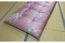 【10営業日以内発送】布団屋が作った綿100％の敷き布団(ダブル) ／ 4種から選べる ピンク ブルー ふとん かけ布団 寝具 菊村ふとん店 長崎県 長崎市