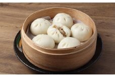 【全3回定期便】長崎ぶたまん 40個(10個入×4パック) ／ ぶたまん 中華まん 肉まん 豚 豚肉 中華 冷蔵 小分け お取り寄せ おやつ グルメ 国産 惣菜 長崎 長崎県産 長崎県 長崎市