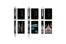 優美蒔絵複合筆記具 3本セット ／ 回転ノック式 シャープペン シャーペン 油性 ボールペン 文房具 筆記具 セット