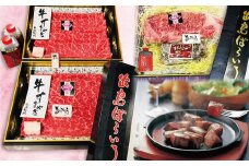 【全2回定期便】長崎和牛 出島ばらいろ レギュラータイプ L ／ 和牛 お肉 肉 牛肉 国産 ウデ モモ すき焼き しゃぶしゃぶ 霜降り サーロイン ブロック あぶり焼 化粧箱入り 長崎県 長崎市