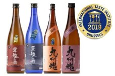 2019年受賞焼酎飲み比べセット 720ml×4本 ／ 酒 お酒 アルコール 焼酎 晩酌 芋 麦 リキュール お取り寄せ 霧氷酒造 長崎県 長崎市