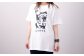 PEACEな ねこTシャツ（黒色・白色）各1枚・PEACEな ねこクリアホルダー（黒色）セット