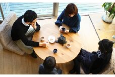 ちゃぶ台 900（オーク） ／ ローテーブル 折りたたみ テーブル 座卓 家具 長崎県 長崎市【沖縄県・離島 配送不可】