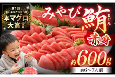 本マグロ 大賞受賞 みやび鮪 赤身 計約600g (約6～7人前) ／小分け 赤身 ブロック クロマグロ 鮪 まぐろ さく マグロ 柵 刺し身 刺身 国産 本まぐろ 本鮪 冷凍 魚 魚介 まぐろ丼 まぐろ漬け丼 海鮮丼 おすすめ 長崎市