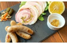 【全12回定期便】長崎伝統柑橘【ゆうこう】食べ比べセット ゆうこう手巻きハム ゆうこう生ソーセージ 4本入 生ソーセージプレーン ベリーロールスライス 粗びきスモークウインナー