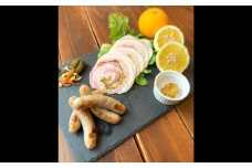 【全3回定期便】長崎伝統柑橘【ゆうこう】食べ比べセット ／ ゆうこう手巻きハム ゆうこう生ソーセージ 生ソーセージプレーン ベリーロールスライス 粗びきスモークウインナー 豚肉 お肉 惣菜 ギフト 長崎