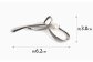 あこや真珠 7.5～8.0mm ブローチ シルバー SV 波 パール 真珠 あこや レディース アクセサリー ジュエリー