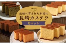 【7営業日以内発送】【伝統に育まれた本場の長崎カステラ】 Bセット （個包装タイプ） （出島珈琲 ・ 檸檬 ・ あまおう苺 ・ ハニー ・ 抹茶） カステラ 和菓子 菓子 お菓子 スイーツ デザート 個包装 セット 九州 長崎県 長崎市 常温