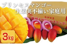C149p プリンセスマンゴー生果実(不揃い家庭用)3kg