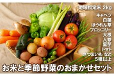 C225p お米と季節野菜のおまかせセット