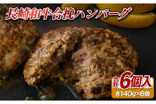 E237p 長崎和牛合挽ハンバーグA4以上(140g6入)