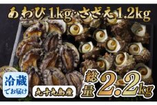 A178p 九十九島あわび(1,000g)･さざえ(1,200g)