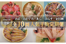 A279a 《定期便》丸富の干物頒布会｢絢爛絵巻｣ 【10回お届け】